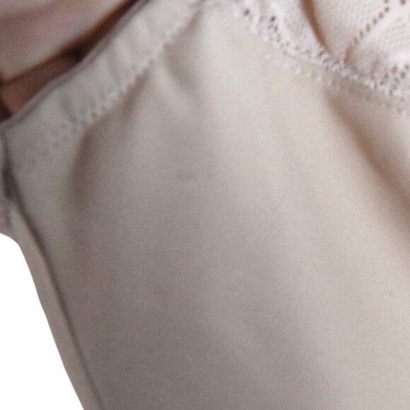 Glamorise Bra 48D Light Beige / Tan Lace Detail Underwire - Picture 7 of 7